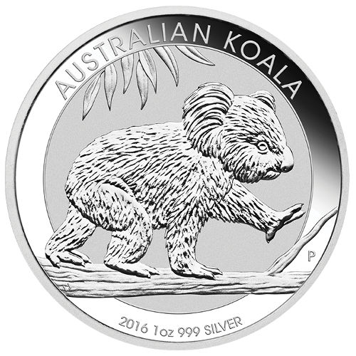 2016-P Australia $1 1 Troy Oz .999 Silver Koala
