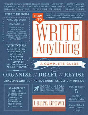 How To Write About Anything