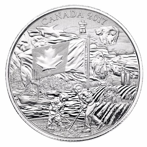 2017 $3 The Spirit of Canada - Pure Silver Coin