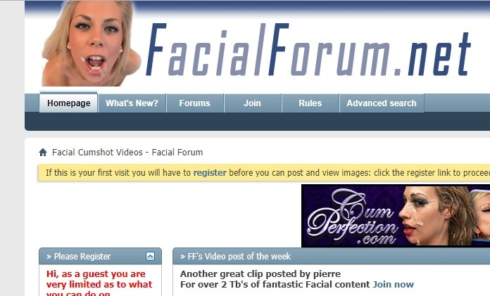 Account  facialforum .net registration 2012 year
