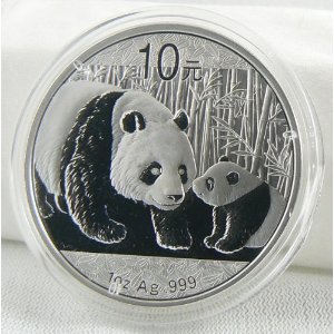 2011 Chinese Panda 1oz .999 Fine Silver Coin