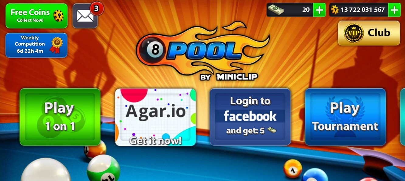 8 Ball Pool Coins *Limited Offer*   100m coins