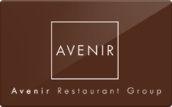 Avenir Restaurant Gift Card  $100