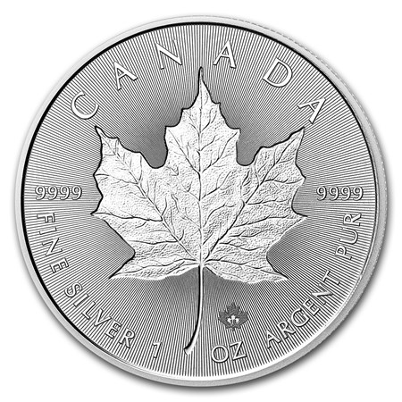 2018 Canada 1 oz Silver Incuse Maple Leaf