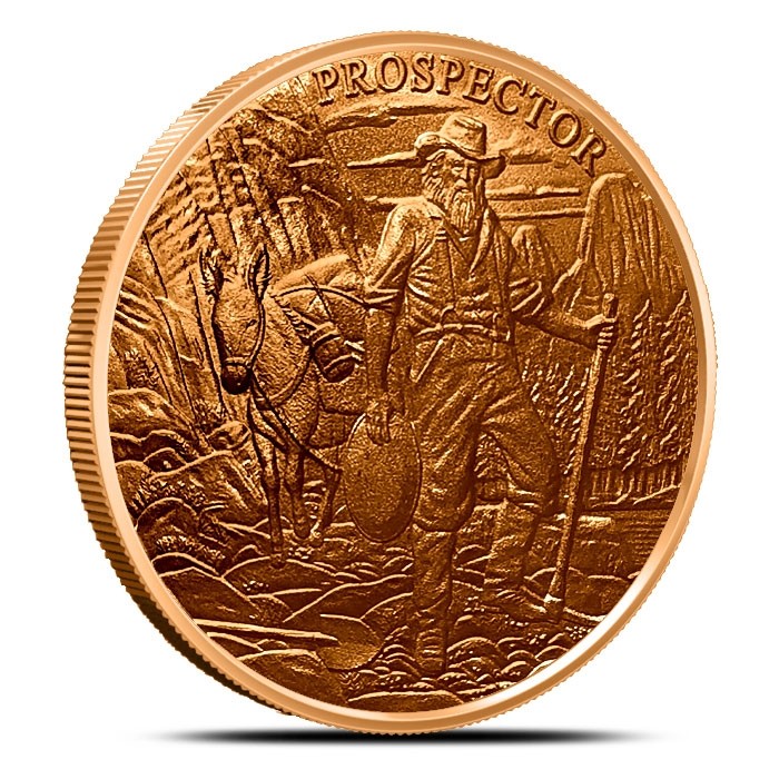 Provident Prospector 1 oz Copper Round