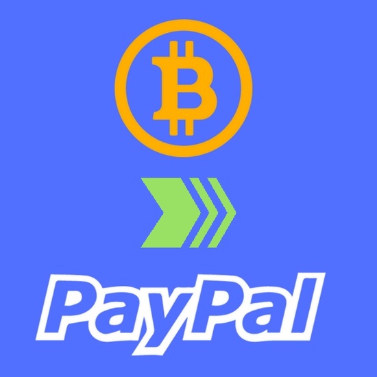 $55.00 Bitcoin to PayPal Transfers 110% Conversion Rate