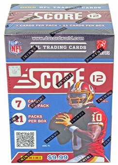 2012 Score Football 11-Pack Blaster 5-Box Lot