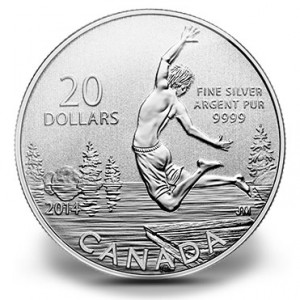 $20 for $20 Fine Silver Coin – Summertime (2014)