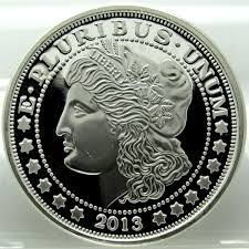 2013 Morgan Dollar 1 oz Silver Round
