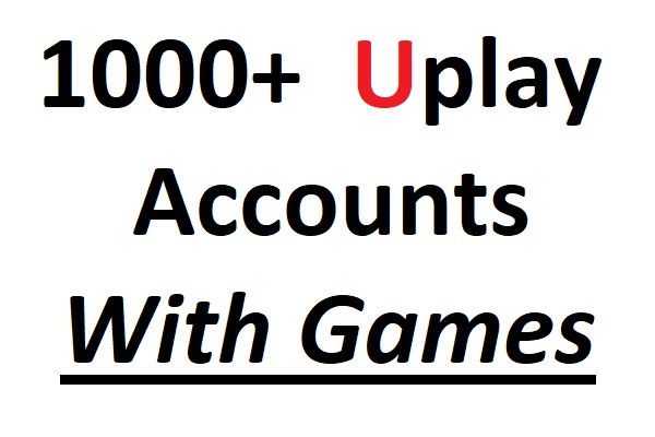 1000x Uplay Accounts With Games and Points