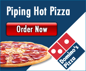 1 Free Pizza From Domino’s USA – 60 Points