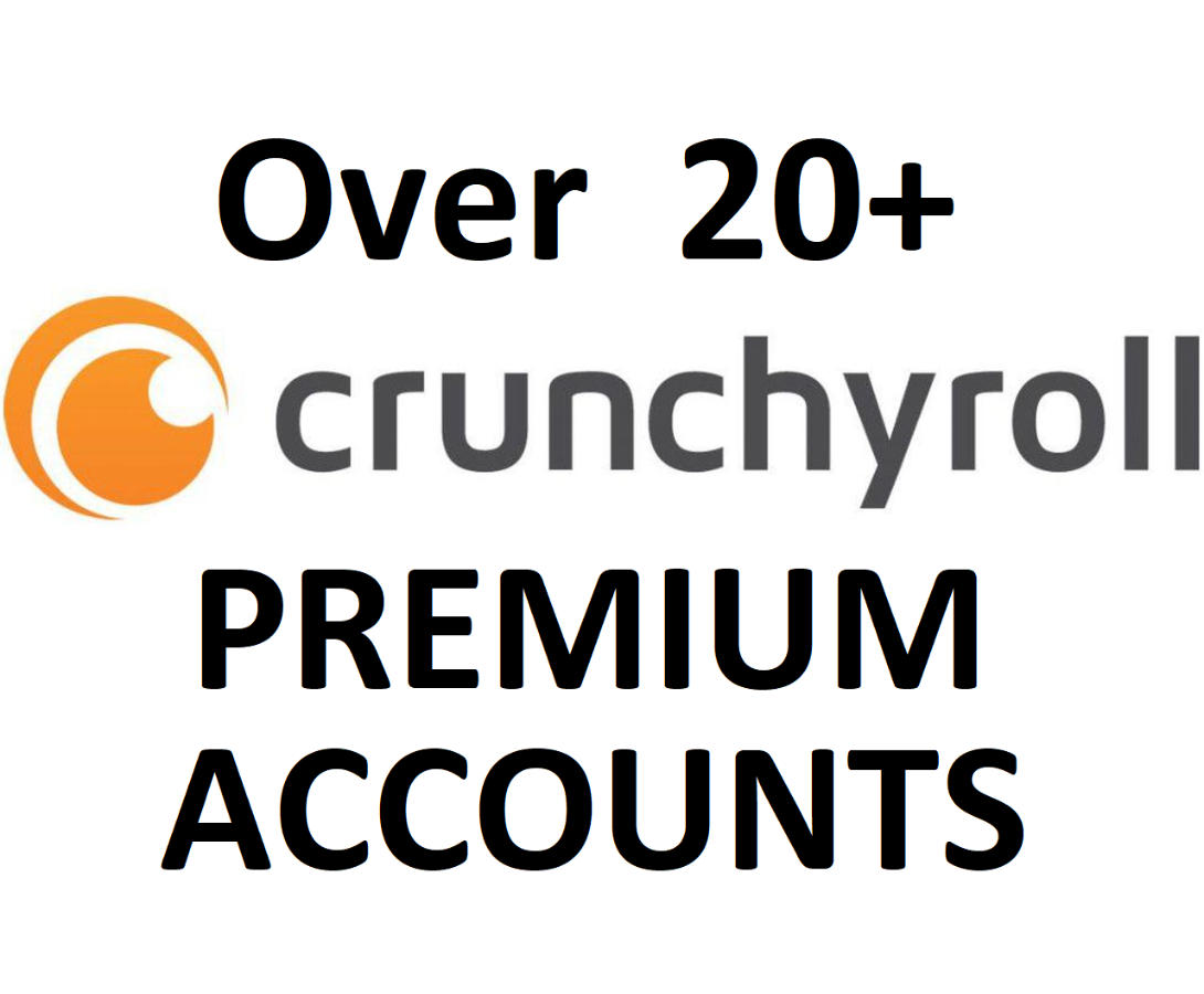20+ Premium Crunchyroll Accounts Aged + Order History