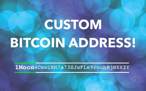 How To Create A Custom Bitcoin Address
