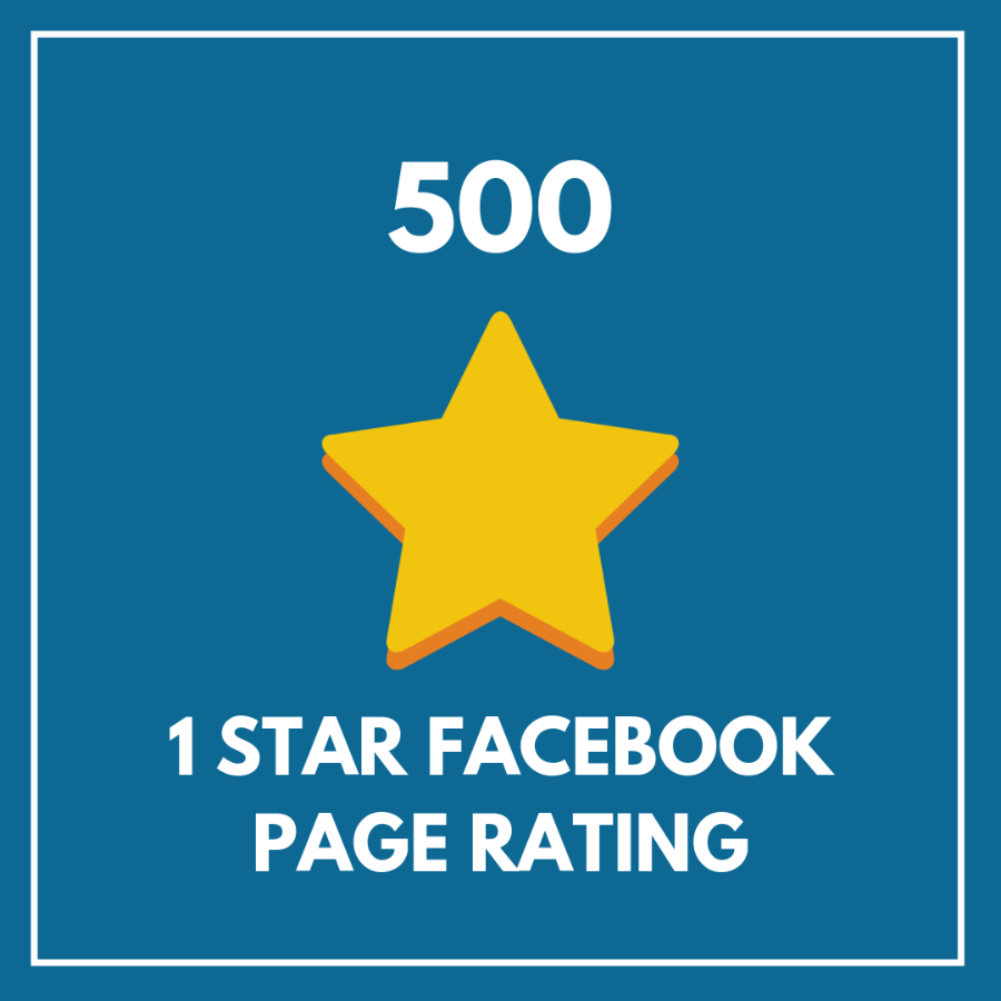 500 1 Star Facebook Page Rating