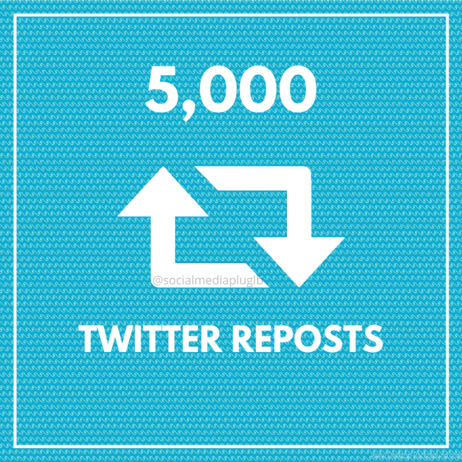 5000 Twitter Retweets (HQ)