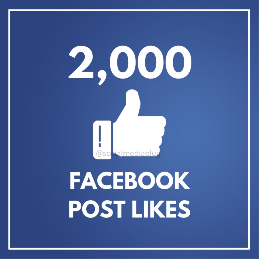 2000 Facebook Post Likes (HQ)