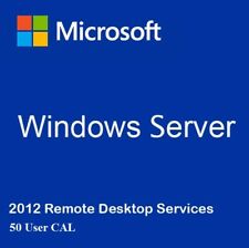 Windows Server 2012 Remote Desktop Services 50 User Cal