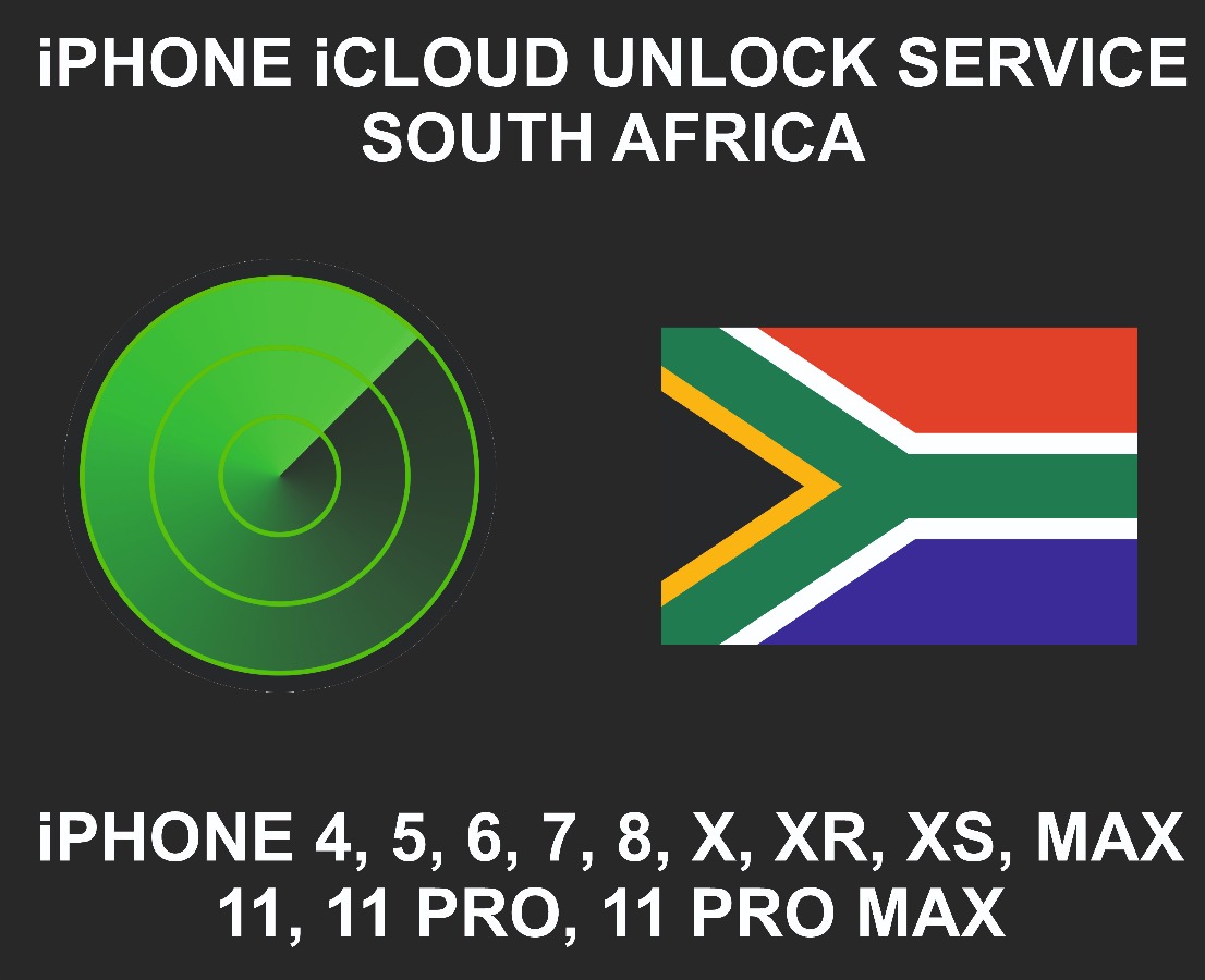 iCloud Unlock Service, All Models, Sold in South Africa