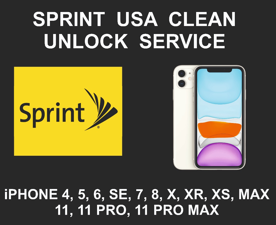 Sprint USA Network Unlock Service, iPhone All Models