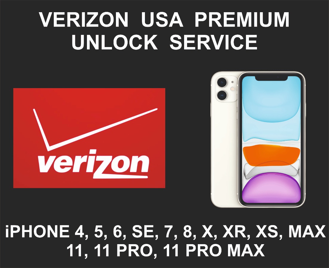 Verizon USA Network Unlock Service, iPhone All Models