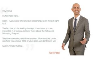 Neil Patel – Advanced Consulting Program