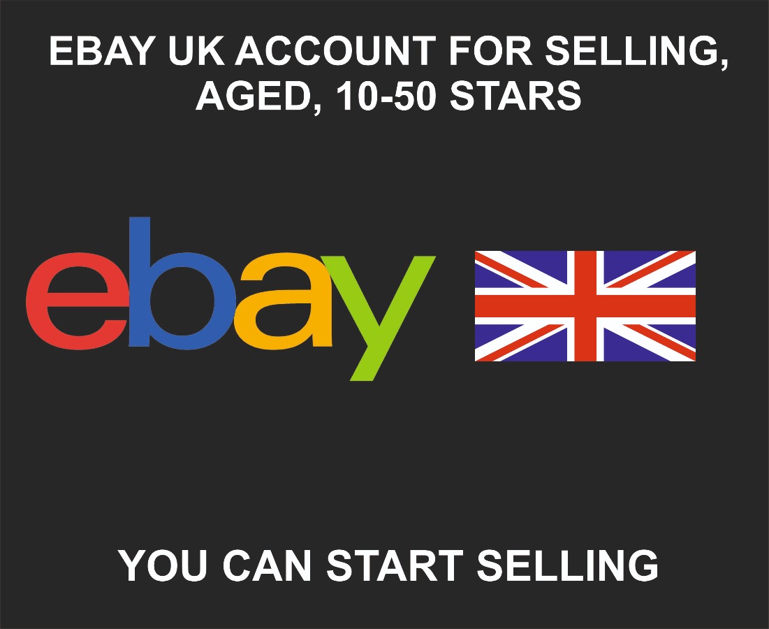 UK Ebay Account For Selling + Email, 1-10 Years Old