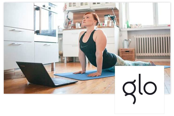 Glo | Unlimited access to yoga meditation, and Pilates
