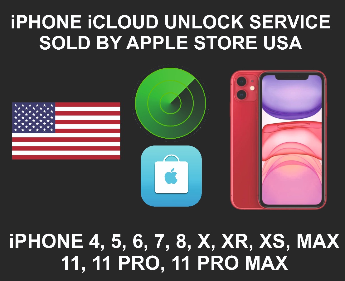 iCloud Unlock Service, All Models, Sold By USA Apple