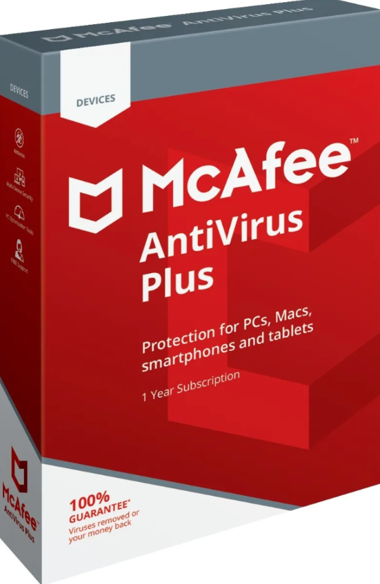 Mcafee Antivirus Plus 1 Year 1 Device