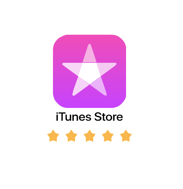 iTunes Rating & Reviews 4/5 Star ( Per 100 )