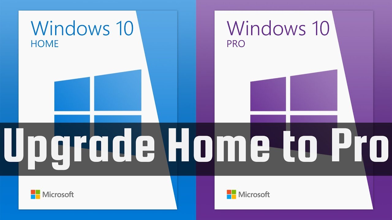 Windows 10 Home to Pro Upgrade Key
