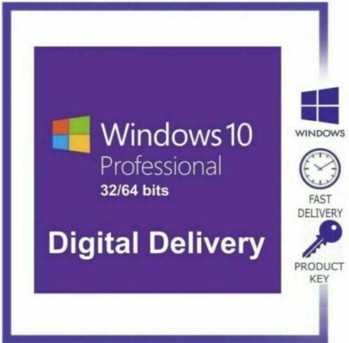 Windows 10 Pro Key - Windows 10 Professional 32-64 Bit