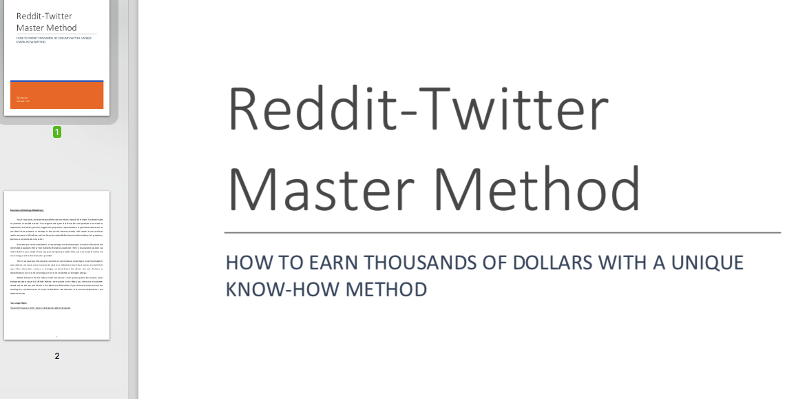 Reddit Twitter Method to Earn $1000+ Month