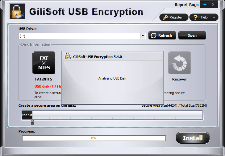 GiliSoft USB Stick Encryption LifeTime License 5 PC