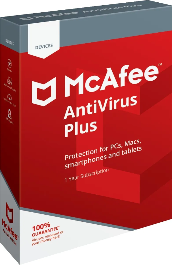 Mcafee Antivirus Plus 1 Year 10 Devices