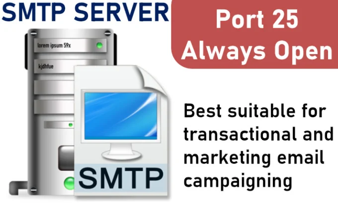 SMTP Server | Bulk Emailing Server - 1 month
