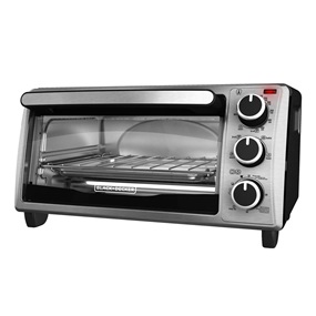 Black & Decker 4-Slice Toaster Oven TO1303SB