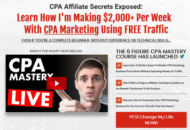 Make $2,000+/Week With CPA Marketing Mastery