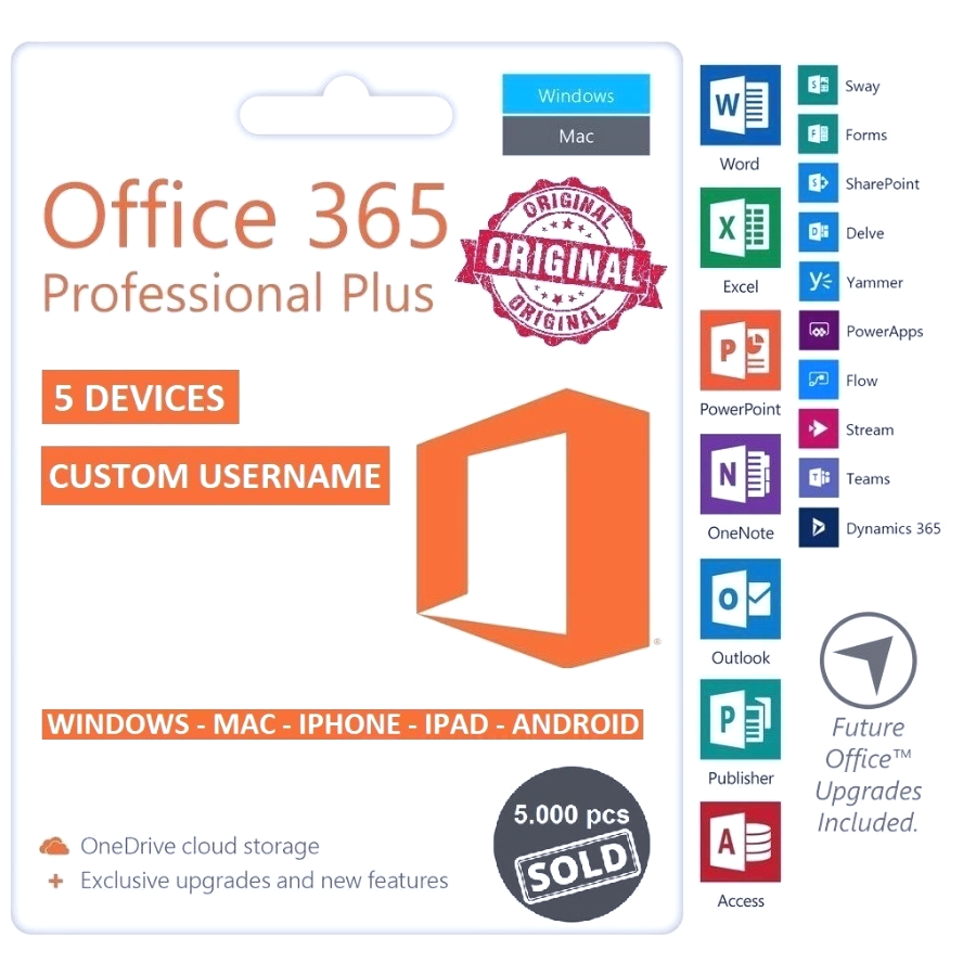 Microsoft Office 365 ProPlus Custom Username