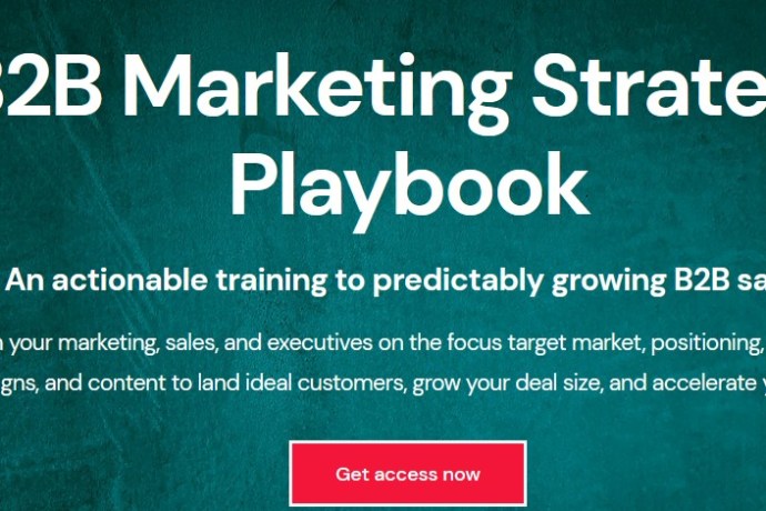 B2B Marketing Strategy Playback