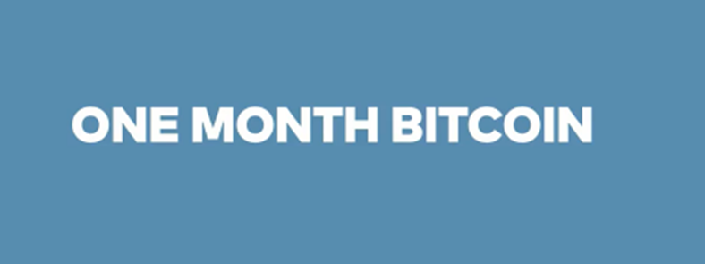 Bitcoin Crash Course – One Month Bitcoin $85
