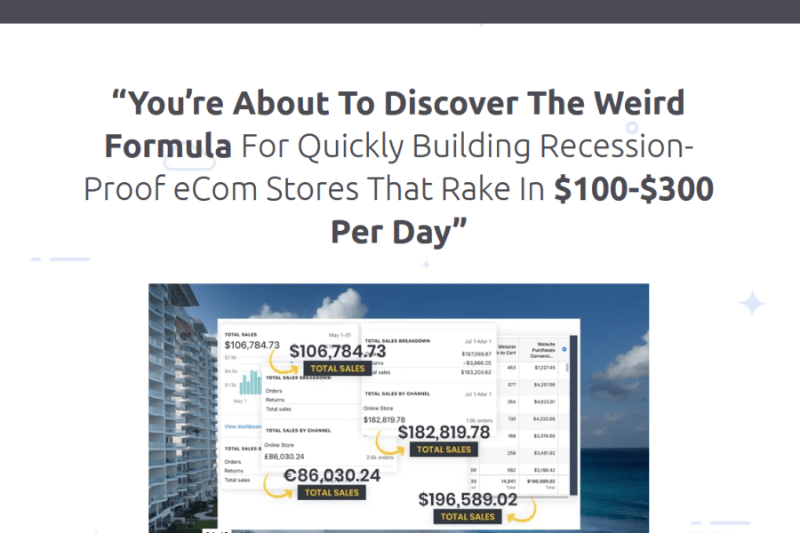 eCom Stores That Rake In $100-$300 Per Day