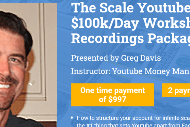 The Scale Youtube To $100k/Day Workshop