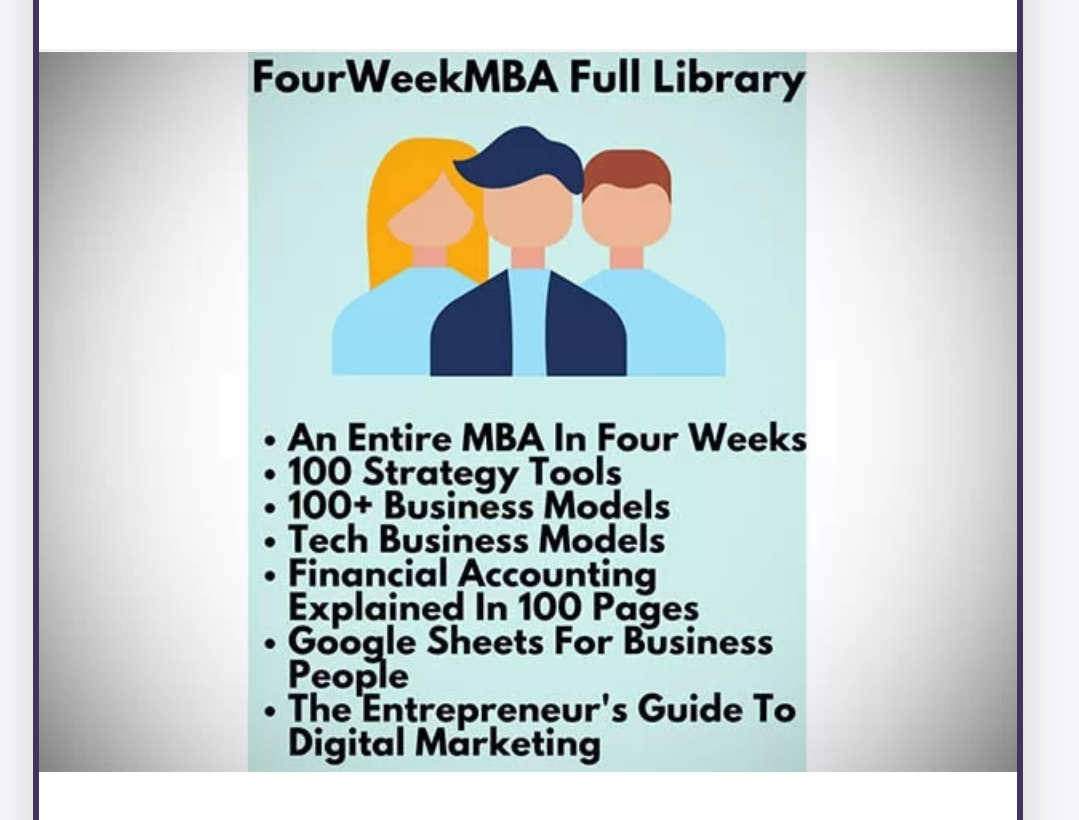 FourWeekMBA - Full Library Update 1