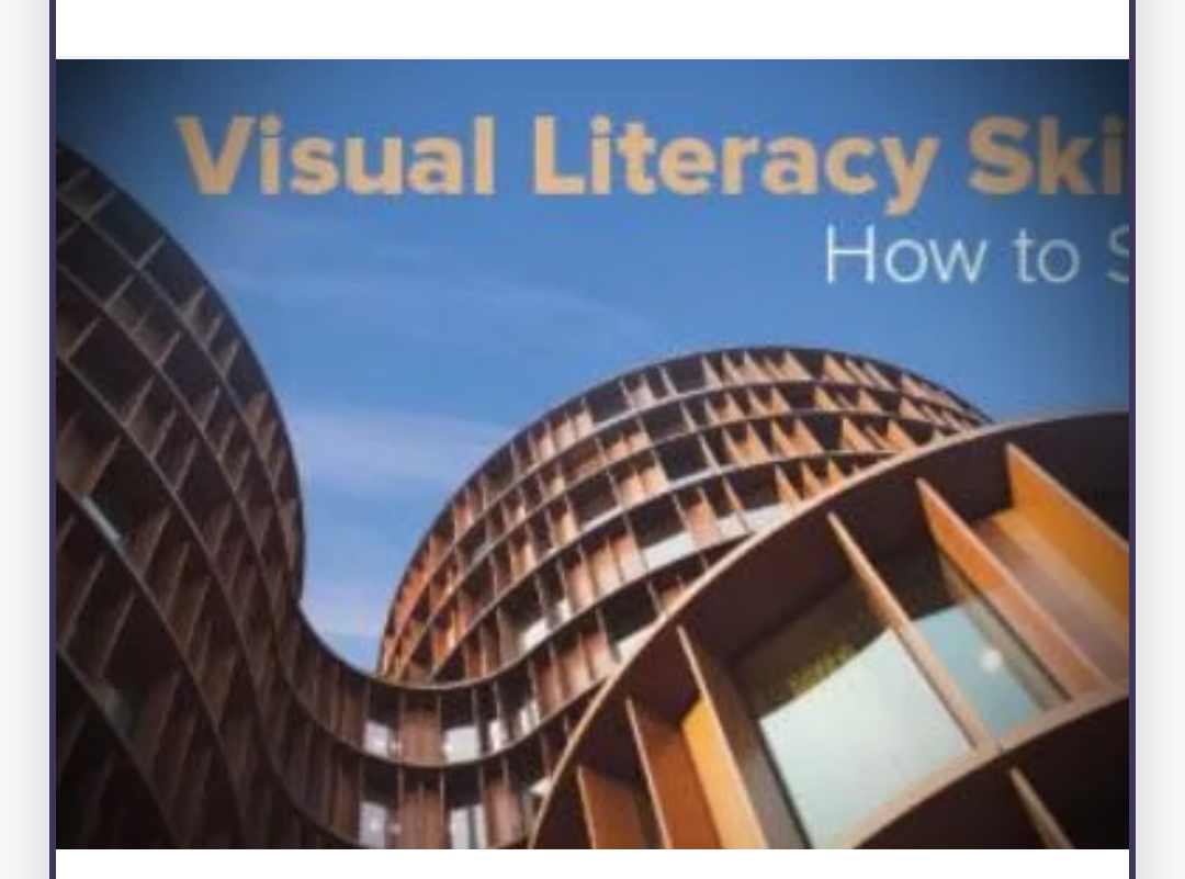 VISUAL LITERACY SKILLS: HOW TO SEE