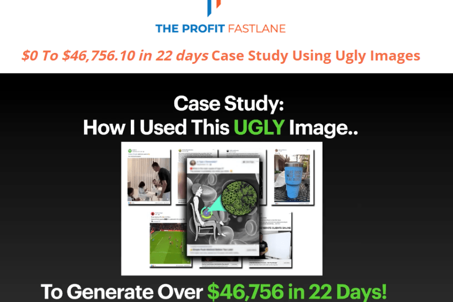 $0 To $46,756.10 in 22 days Using Ugly Images