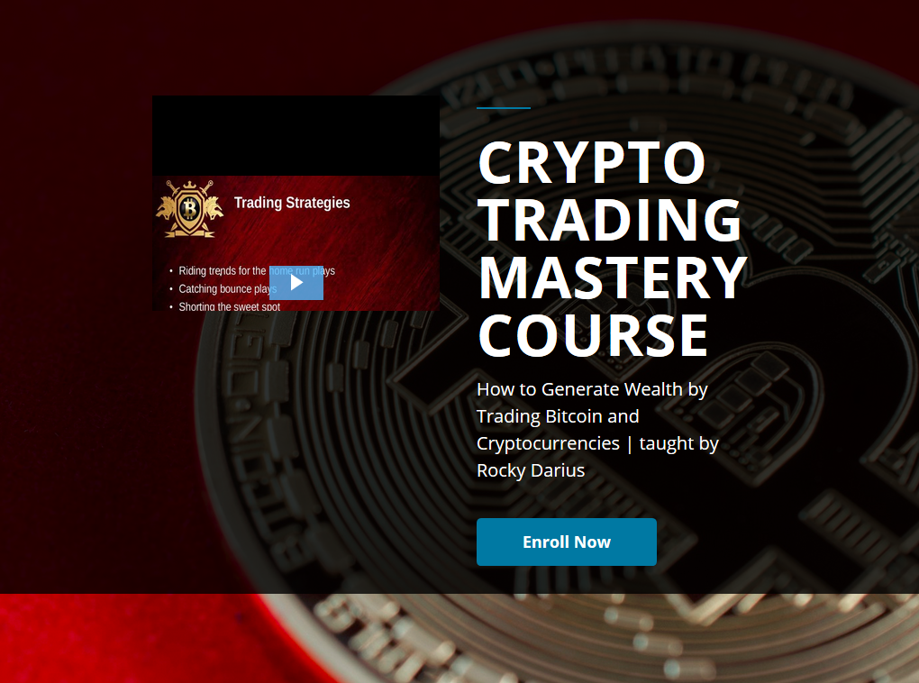 Rocky Darius - Crypto Trading Mastery Course - $49
