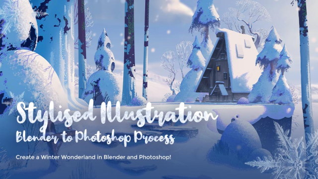 Stylized Illustration - Blender 2.90 to Photoshop