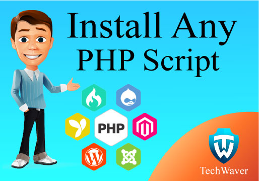 I will install any php script on your hosting