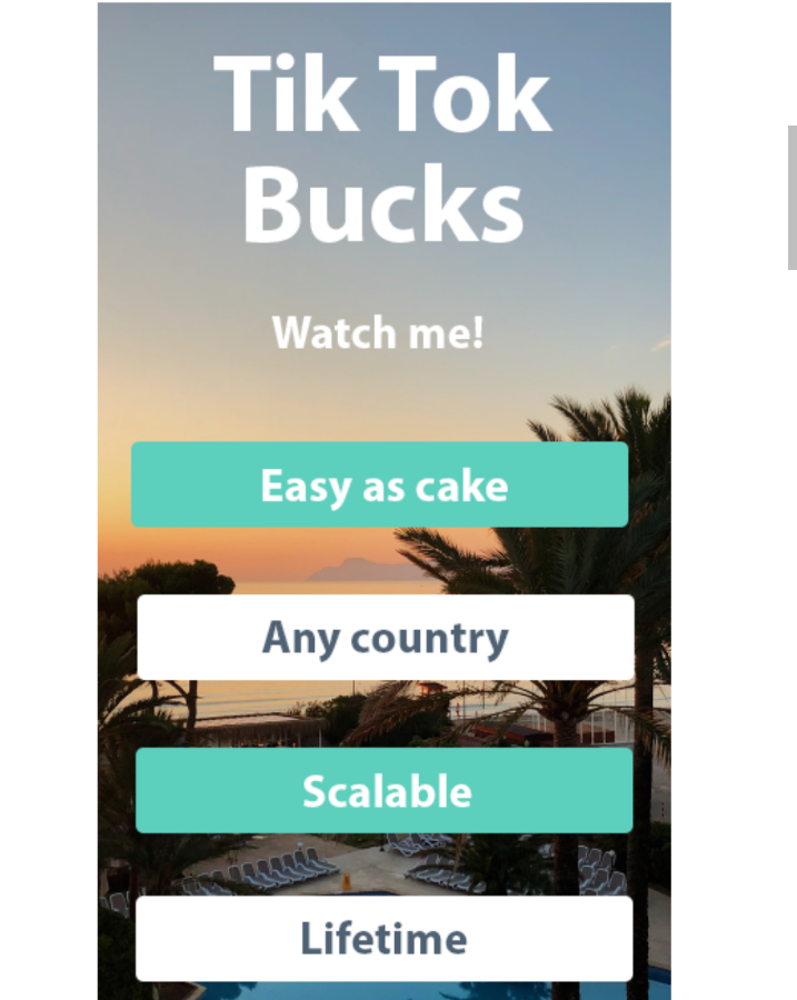 Tik Tok Bucks - Watch Me! $300 Daily with Unique Method